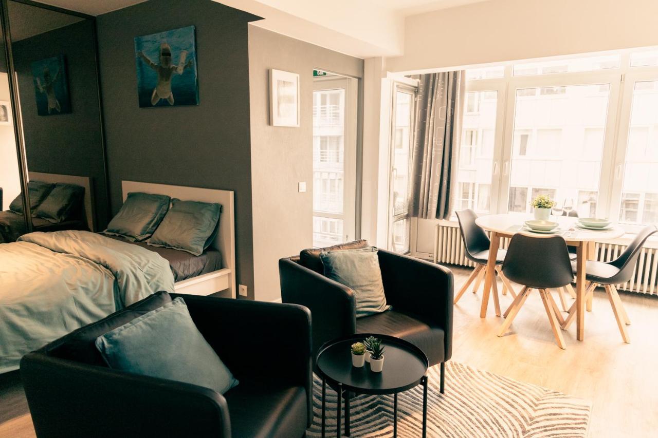 Ruime 2 Pers Studio Bij Casino Oostende: Geniet Van Zee, Kunst, En Relax 외부 사진