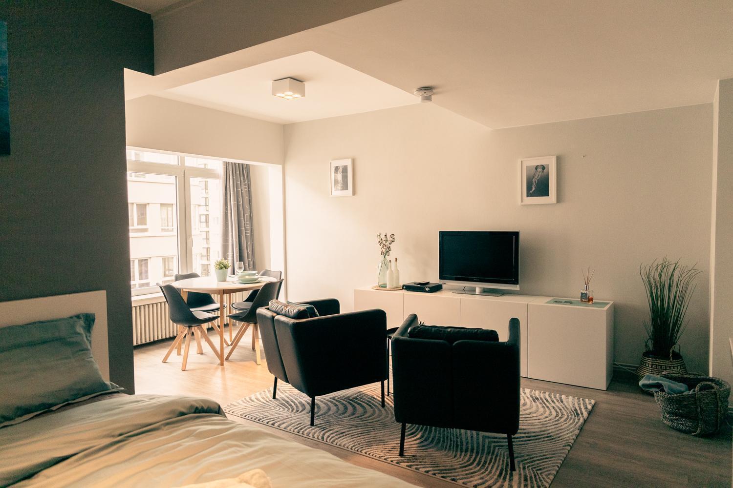 Ruime 2 Pers Studio Bij Casino Oostende: Geniet Van Zee, Kunst, En Relax 외부 사진
